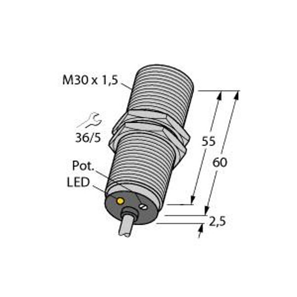Capacitive Sensor   BC10-M30K-RZ3X image 1
