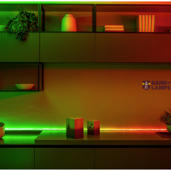 100L RGB light Line, 1,5 meter long starter, Black, BT+WiFi, Gen II, IP20, Plug C image 2