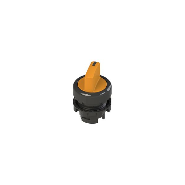 Illuminated short handle selector, 2 positions orange with marking image 2