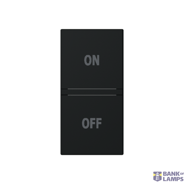 Rocker cover ON/OFF symbol - 1M - Matt Black image 1
