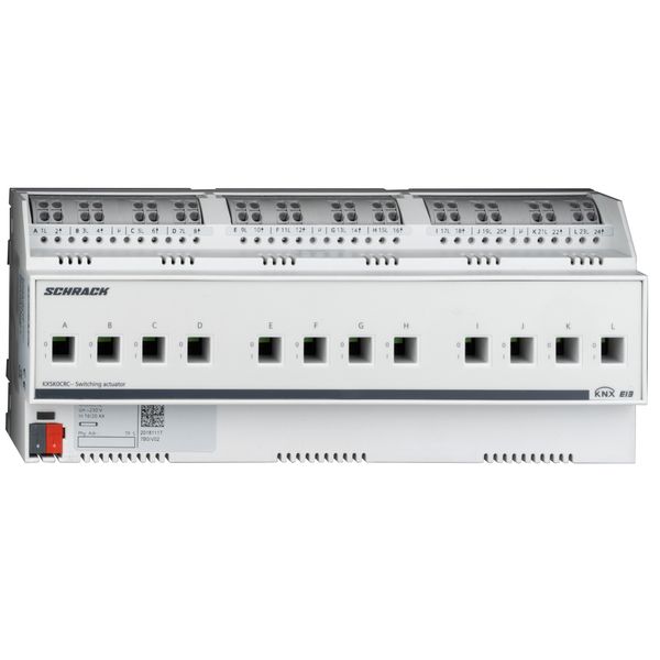 KNX Switching actuator 12 x 16/20AX, 230V AC image 1
