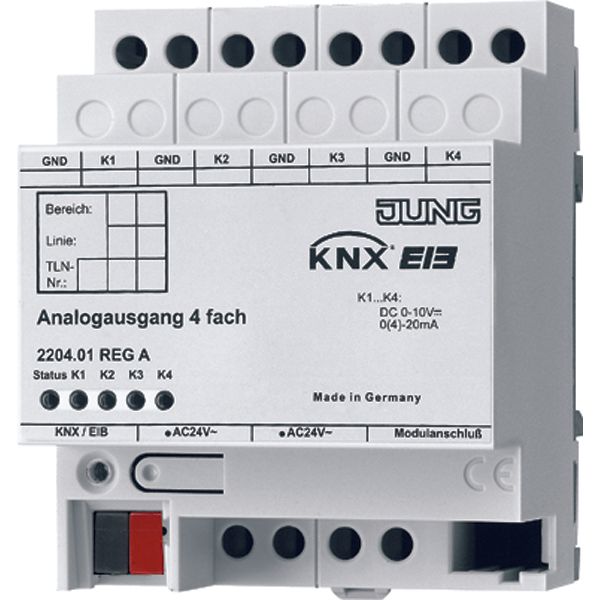 Output module KNX Analog actuator image 2