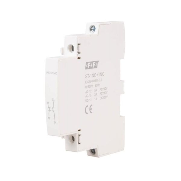 Auxiliary contact ST-1NO-1NC image 1