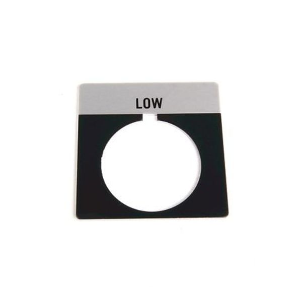 Allen-Bradley, 800T-X524, 800T Legend Plate, Standard, LOW, Gray image 1