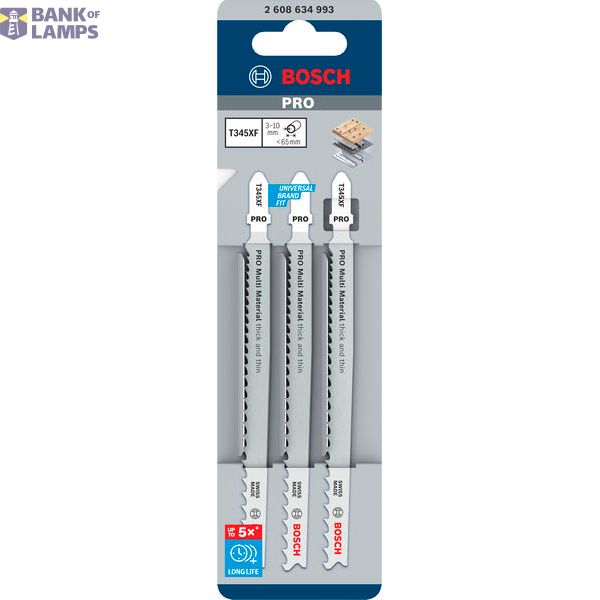 PRO Thick and Thin Multi Material T345XF Jigsaw Blade 3 pcs. image 3