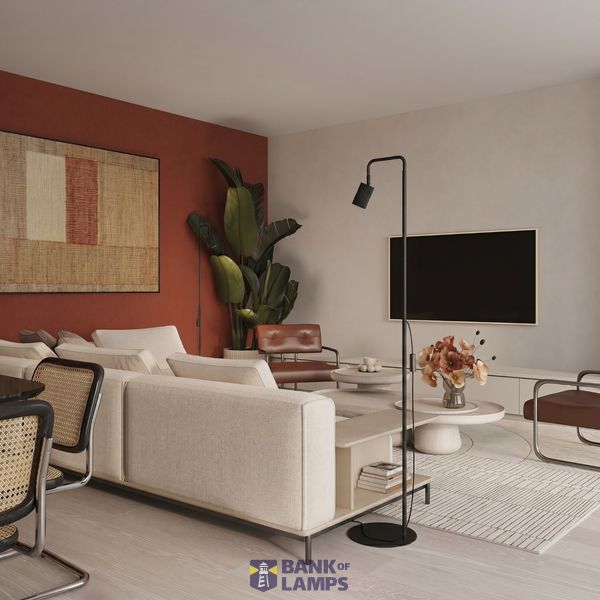 Floor lamp KARBON 1 black image 5