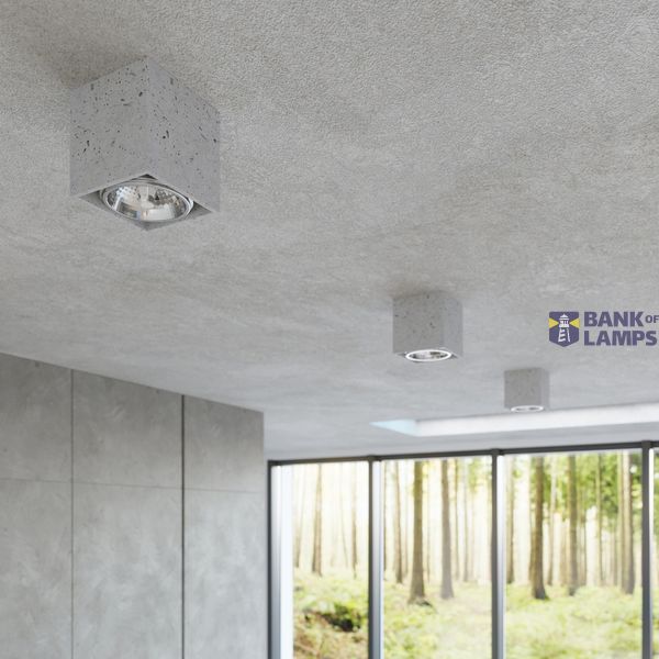 Spot VALDE 140 concrete GU10 1x40W IP20 image 4