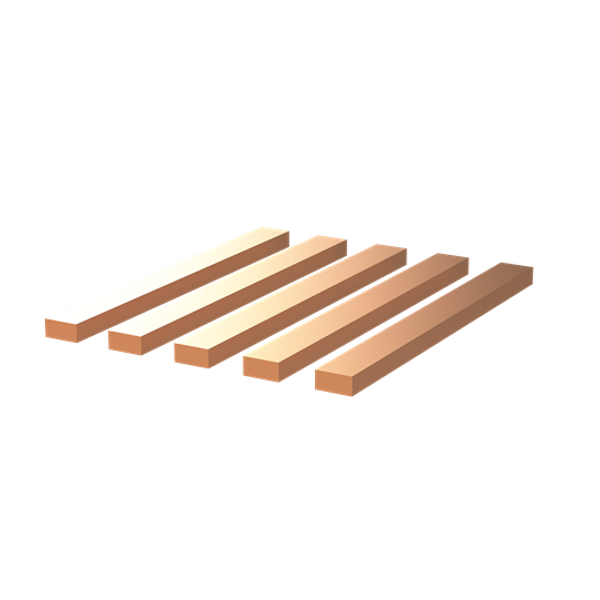 VC32VT-BF400 flat copper set 400A L=215MM consisting of 5x20x10 image 2