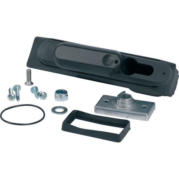 BPZ-SH-L-1P/OLU Rotary lever for half-cylinder, length: 50 mm, single-point interlock image 3