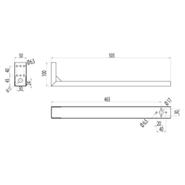 Wall fixing SK3 WALL MOUNT PAIR image 2