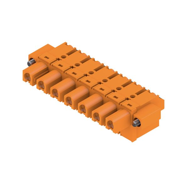 PCB plug-in connector, female plug, 7.62 mm, Number of poles: 7, 180°, PUSH IN with actuator, Clamping range, max. : 2.5 mm², Box image 2