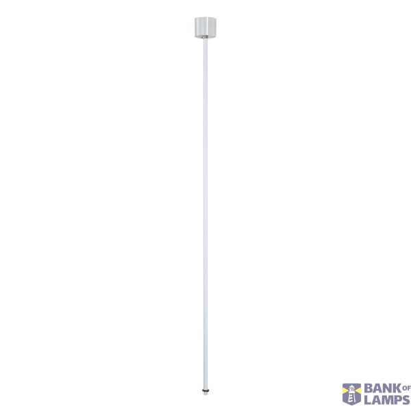 EUTRAC pendant suspension for 3-circuit track, white, 120cm image 1