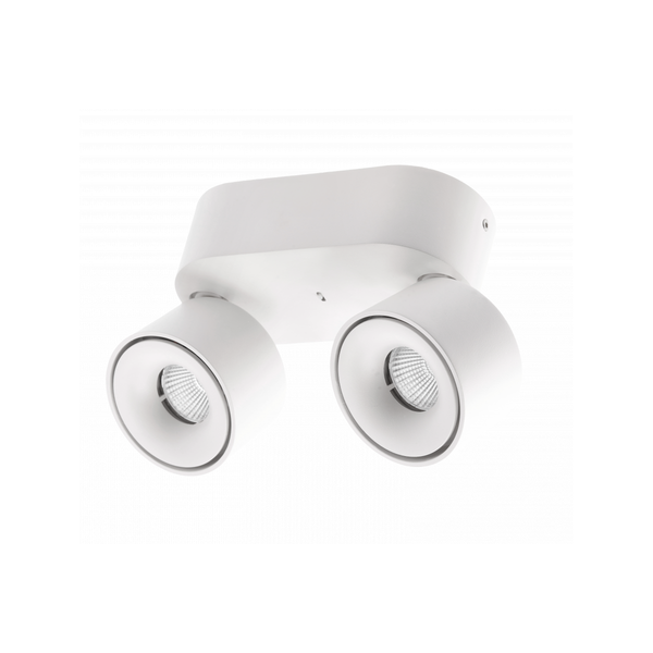 LED luminaire BIANCO CCT, 16 W, 680 lm, Ra≥80, IP20, 36°, 2700/3300/4000K, round, white image 1