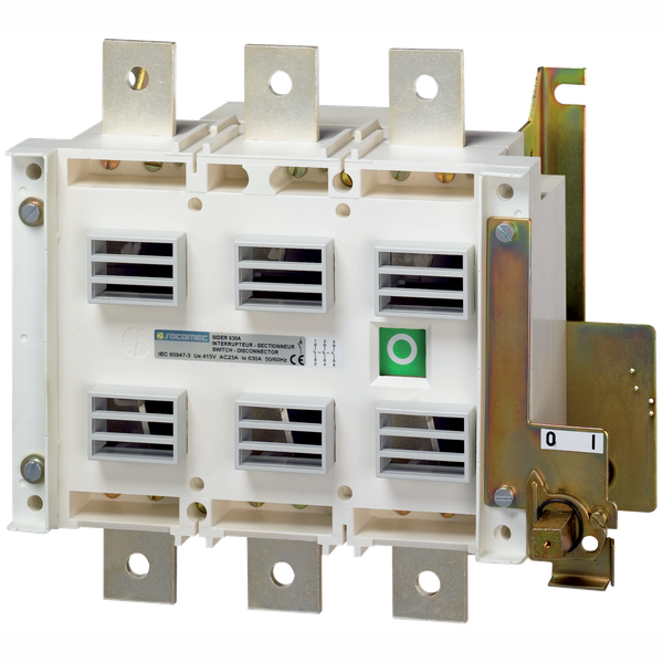 Load break switch with visible contacts  SIDER 4P 800A front operation image 2