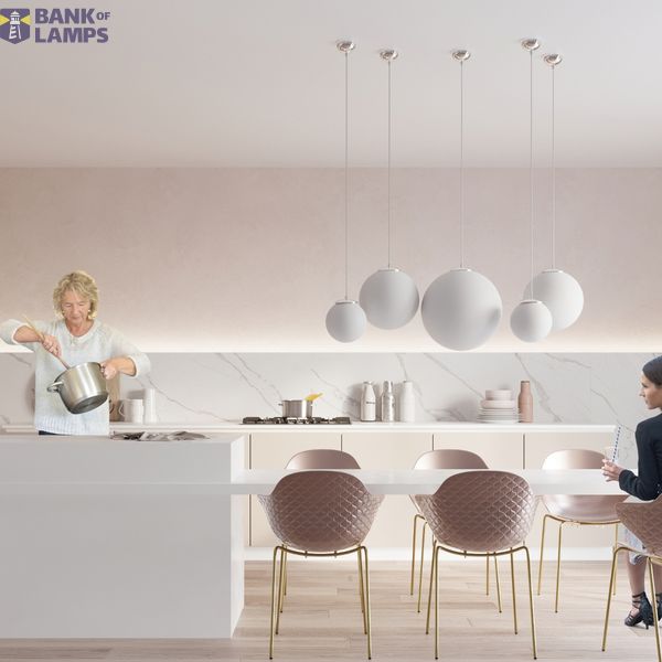 HANGING LAMP UGO 20 CHROME E27 1X60W IP20 image 8