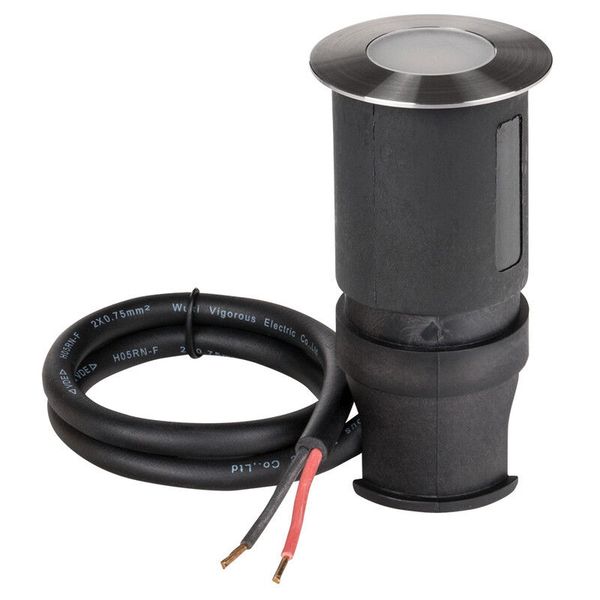 Ground LED lamp Ground 3W DC24V 3000K IP67 CRI 80 cable 0.5m straight ?48x102mm image 1