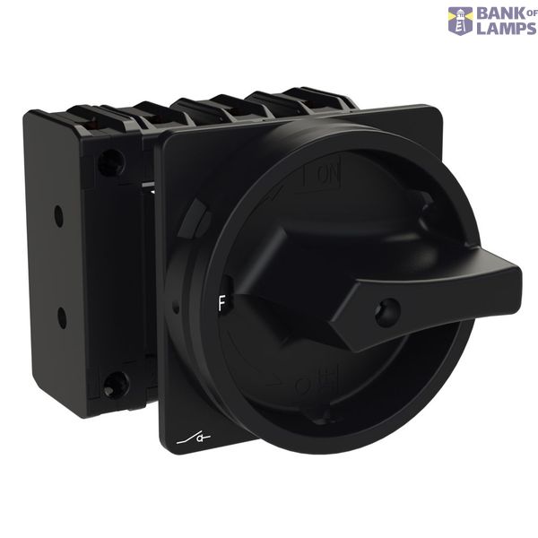 P3 Main switch, 80 A,Flush mounting, 4 pole, Form EA/SVB, Black, Door  image 9