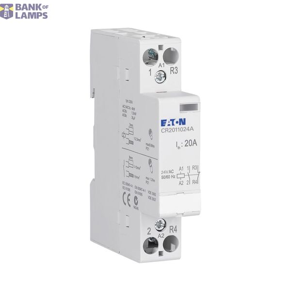 Installation contactor, 20A, 24V AC, 1NO+1NC image 6