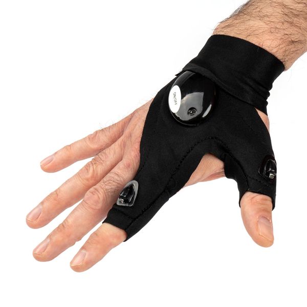 Gloves with LED light image 1