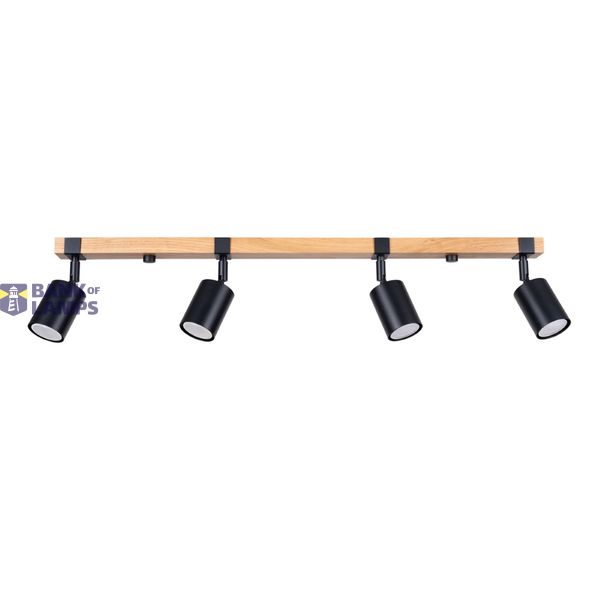 Ceiling lamp FAGER 4L black image 8