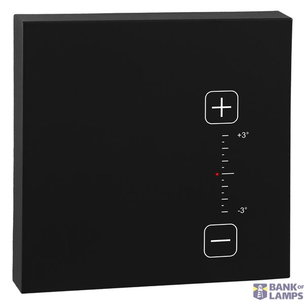 Room thermostat and hygrostat with input/output and manual temperature control. image 1