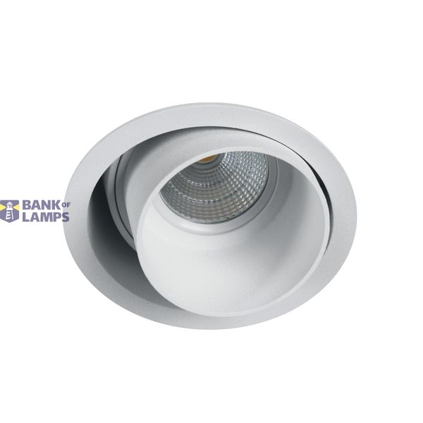 WHITE ADJUSTABLE GU10 10W DARK LIGHT image 1