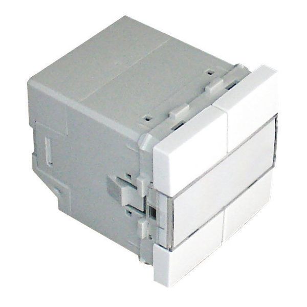 ELECT VERY LOW TENS 4-GANG PUSH-BUTT-2 MOD WH image 1