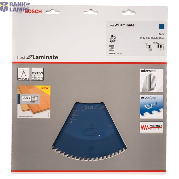 Best for Laminate circular saw blade 305 x 30 x 2,5 mm, 96 image 2