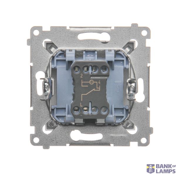 Single frame for plasterboard boxes, anthracite, metalic image 1