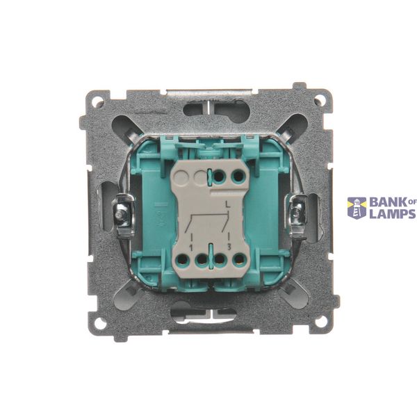 Bell Button, (module), 10AX, quick connection, white image 1