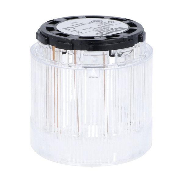 Blinking light module. Ø70mm. BA15D fitting, white, 24VAC/DC image 1