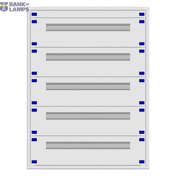 Distribution board insert KVN 60mm, 3-21K, 5-rows image 1