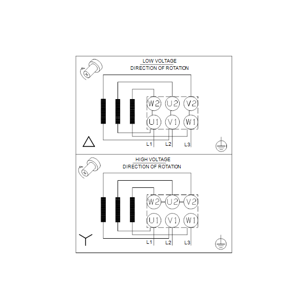 Norm found. pump NK 50-125/129 A2F2AESBAQE 0,55kW 220-240D/380-415Y 4P image 2