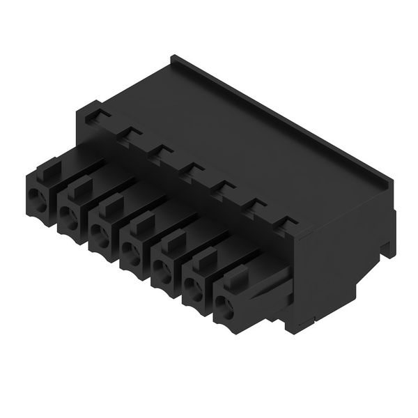 PCB plug-in connector, female plug, 3.81 mm, Number of poles: 7, 270°, Clamping yoke connection, Clamping range, max. : 1.5 mm², Box image 4