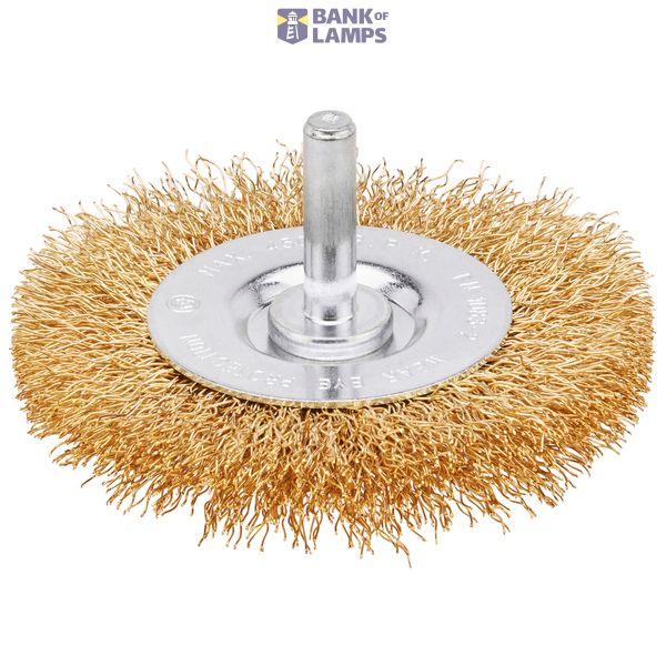 Brass Wire Wheel, 75mm image 1