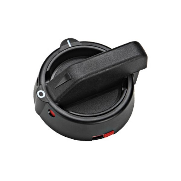 CAPUS Panel - Rotary handle w.def. door inter-locking, black image 1