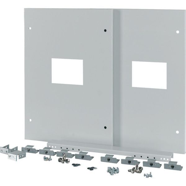 XTMP2N4FC-XMV-H550W800 Front cover for 2x NZM4-XMV, fixed, HxW=550x800mm, grey image 4