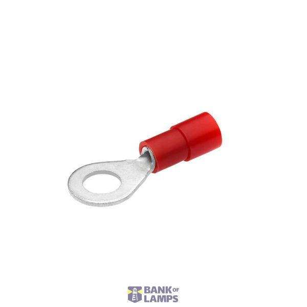 Insulated ring terminal M5, red, 0.5-1 mm² image 1