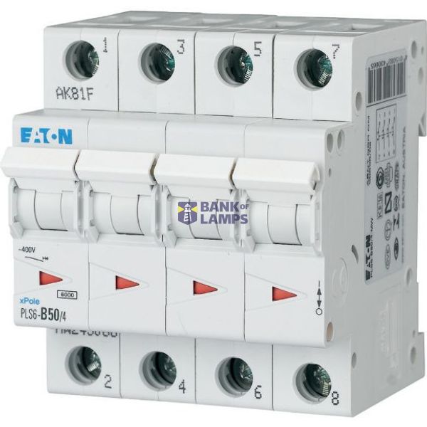 PLS6-B50/4-AU Eaton Moeller series xPole - PLS6/M MCB image 1