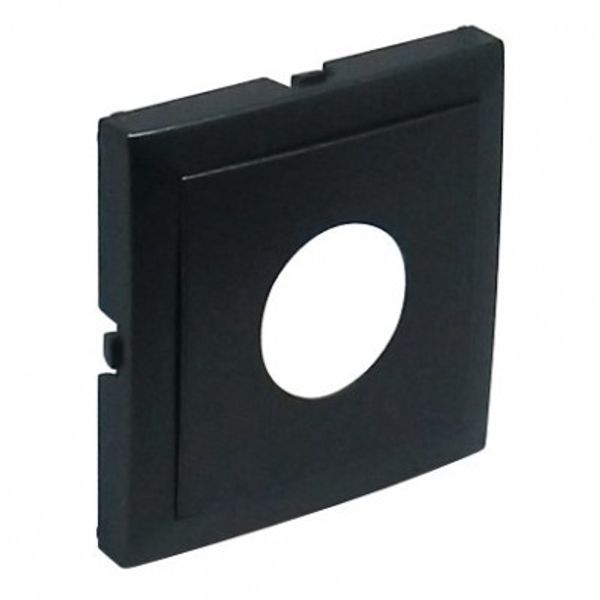 COVER PLATE F/MOTION DETECTORS MATTE BLACK image 1