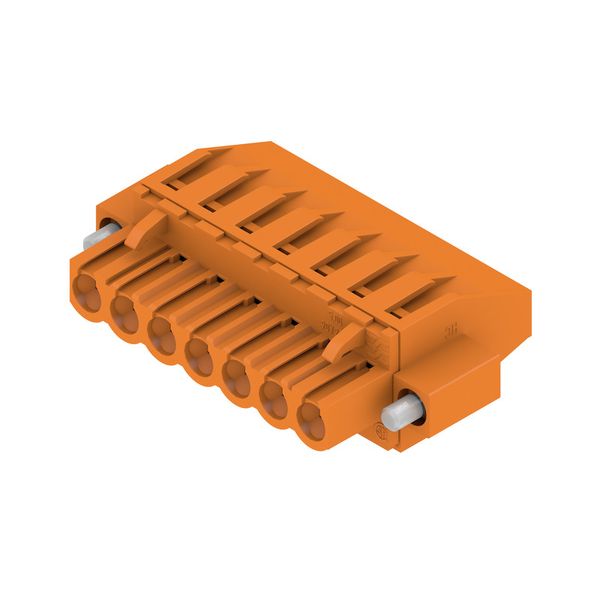 PCB plug-in connector, female plug, 5.00 mm, Number of poles: 7, 90°, Clamping yoke connection, Clamping range, max. : 4 mm², Box image 4
