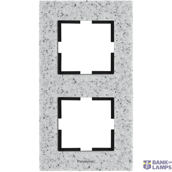 Karre Plus Accessory Corian - Dusk Two Gang Frame image 1