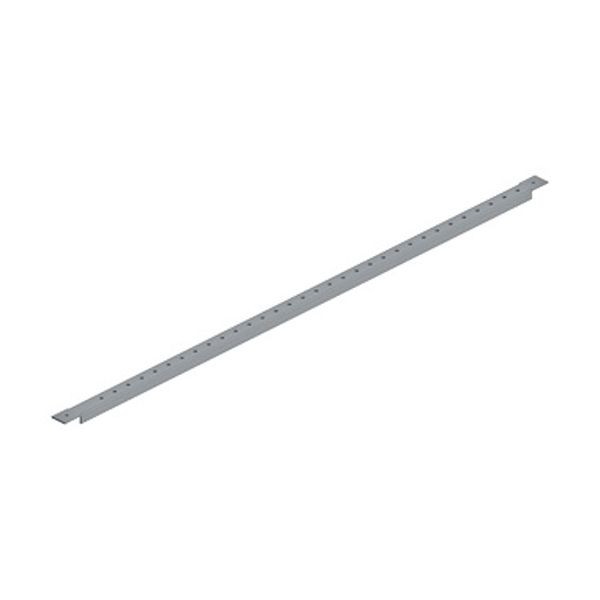 Perforated rail for assembly 60mm busbar-system 5 unit-wide image 1