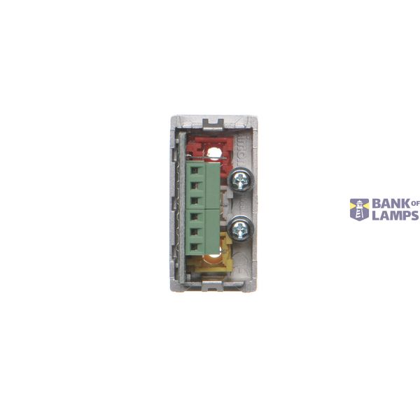 Socket outlet with earthing and shutters, 16A, cream white/electro white image 1