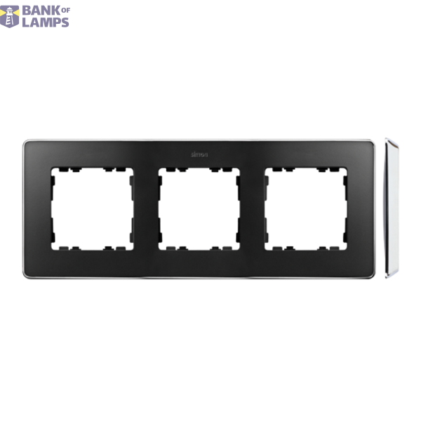 Triple frame, Graphite, chrome base image 1