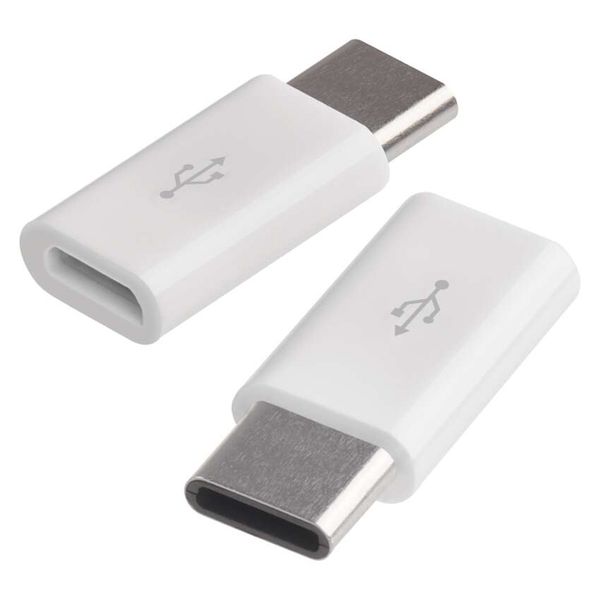 Adaptor USB MICRO B/Female- USB C/Male 2 pc image 1
