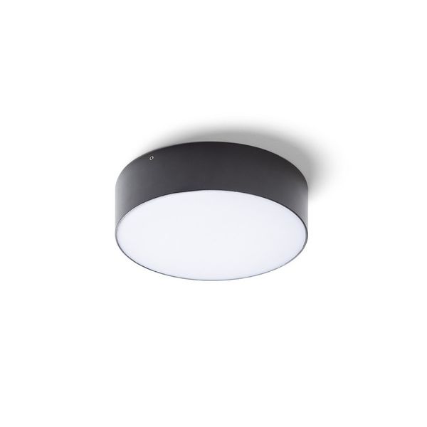 LARISA OUT 22 surface mounted black 230V LED 20W IP65 3000K 4000K 5700K image 1