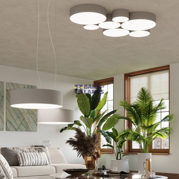 CEILING LAMP ARENA 55 GREY E27 4X60W IP20 image 4