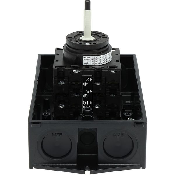 T3-4-15700/I2/SVB Main switch, T3, 32 A, surface mounting, 4 contact unit(s), 6 pole, 2 N/O, Emergency switching off function, With red rotary handle and yellow locking image 19