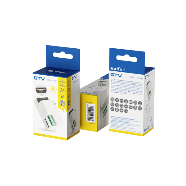 Microwave motion sensor CM-12-DP, max. 1200 W, detection angle 360°, range 15 m image 2